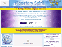 Tablet Screenshot of planetary-spirit.com